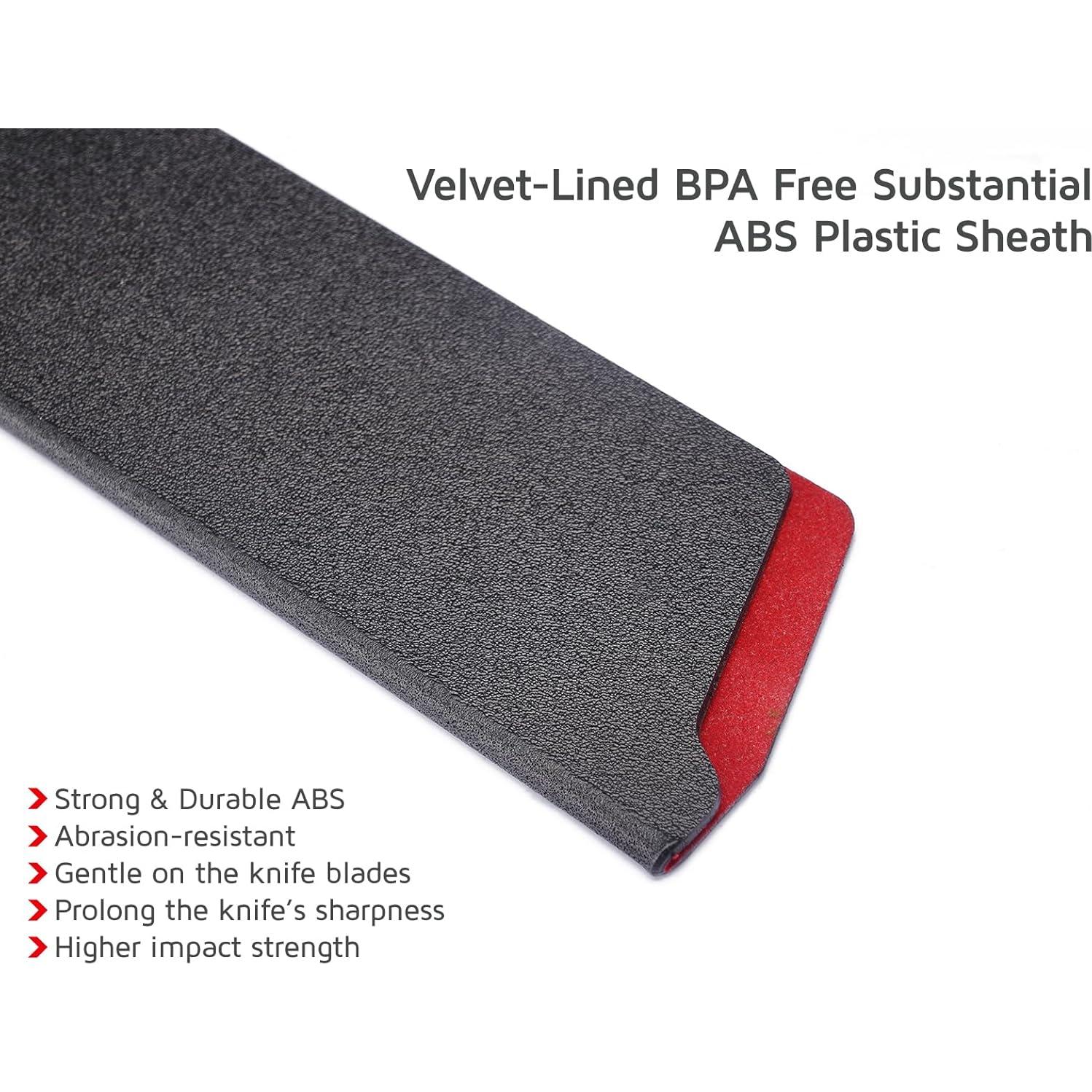 Juego de Protectores de Cuchillas WELLSTAR, 2 Piezas ABS BPA Free