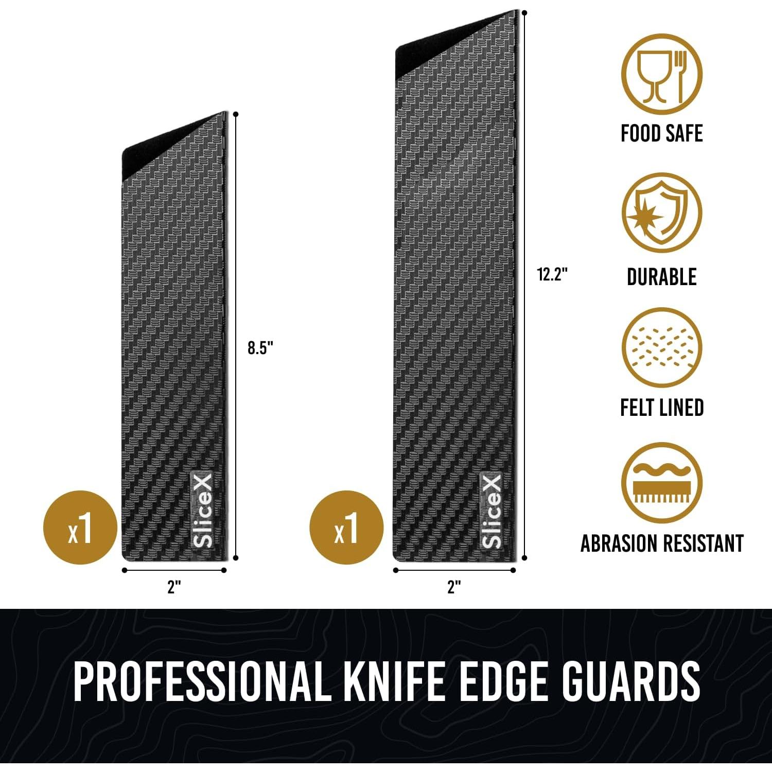 Fundas para cuchillos de cocina Bright Hobby 2 Pcs - 21.6 y 30.9 cm