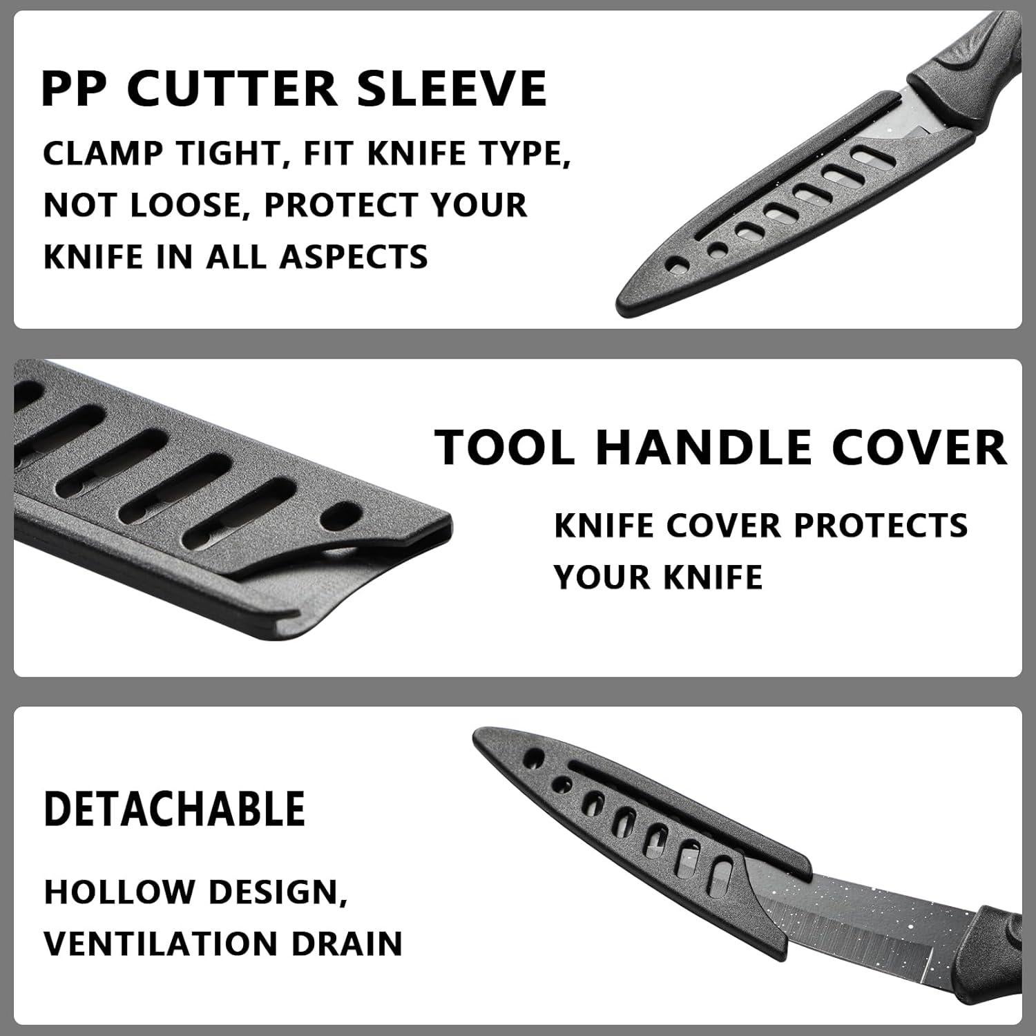 Juego de 8 Fundas Universales para Cuchillos SmileBear