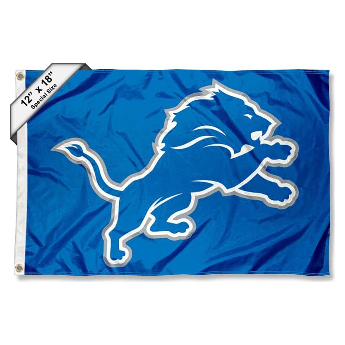 Bandera Pennant Detroit Lions 30x45 cm Poliester 100%