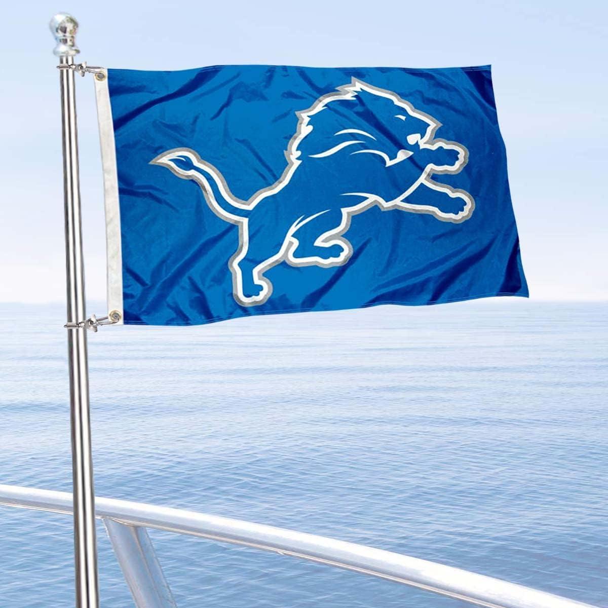 Bandera Pennant Detroit Lions 30x45 cm Poliester 100%
