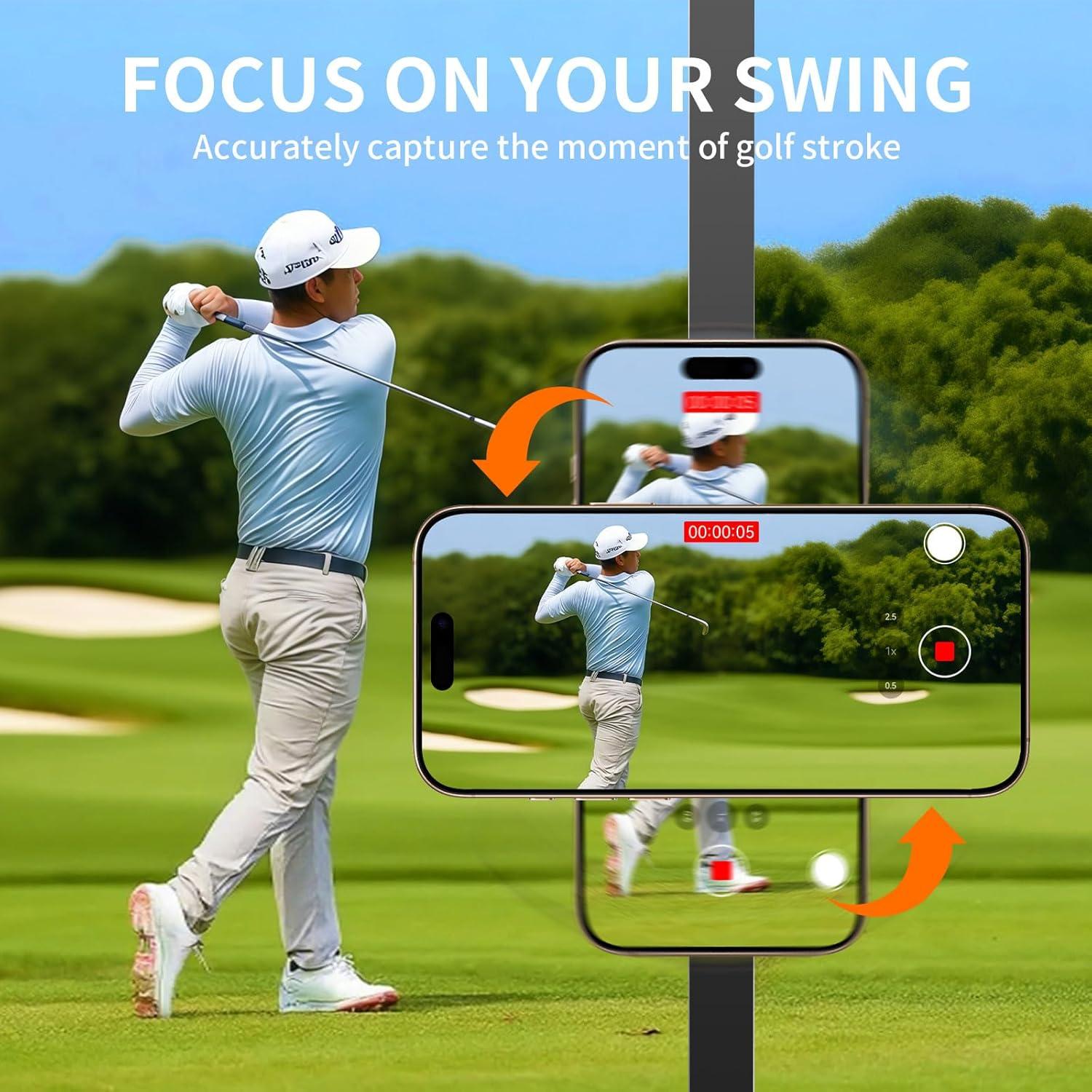 Soporte Magnético para Teléfono de Carro de Golf IJANPR - Negro