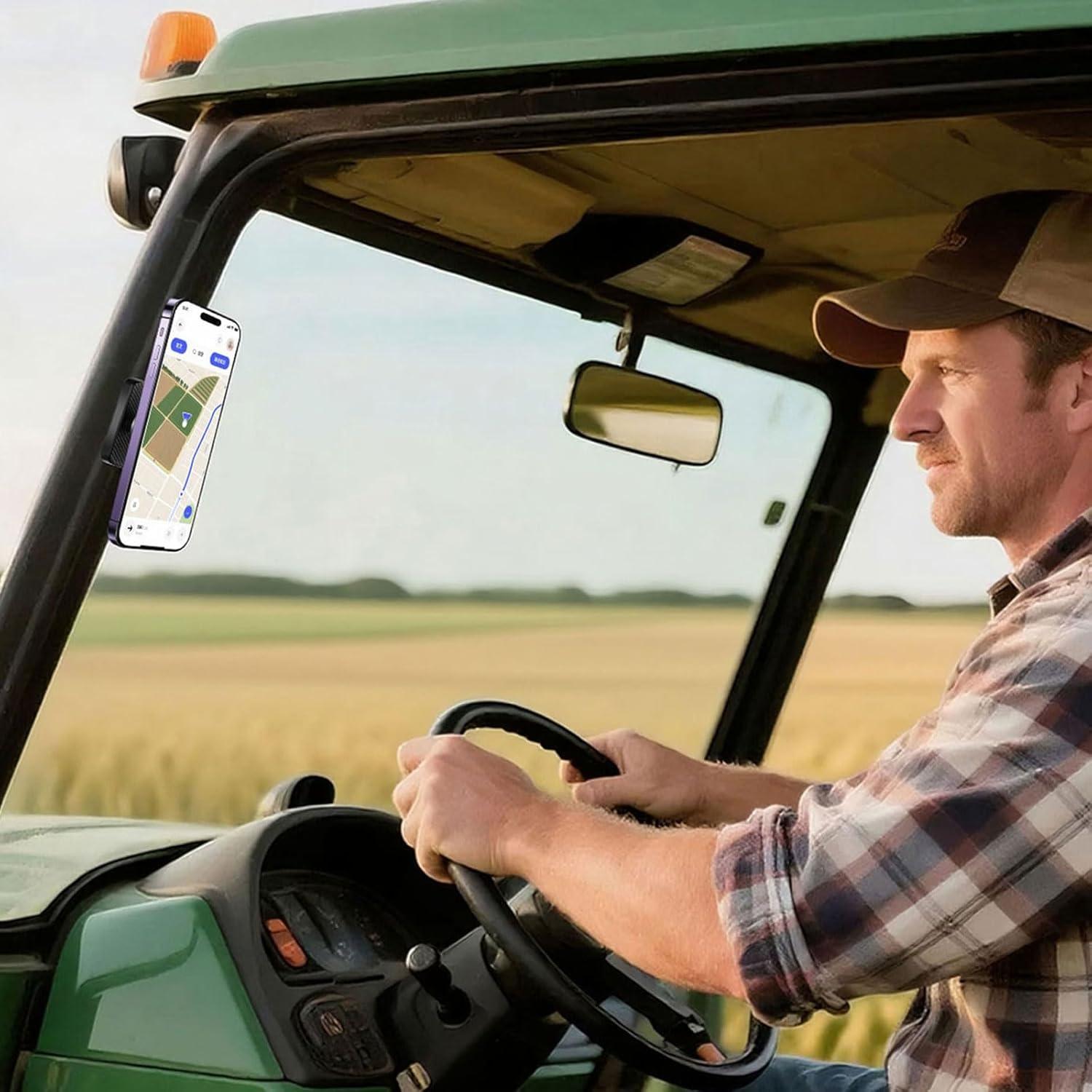 Soporte Magnético para Teléfono de Carro de Golf IJANPR - Negro