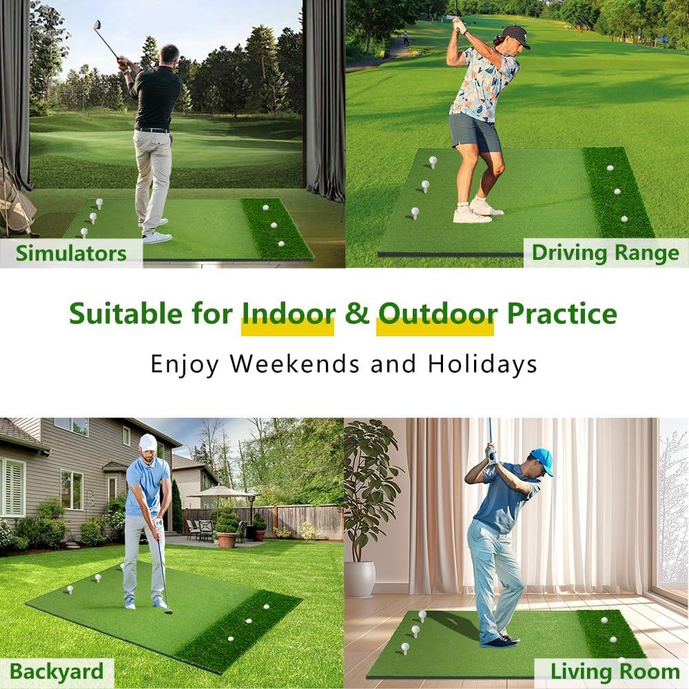 Alfombra de Golf Newmkr 5x4ft con Césped Sintético 31mm