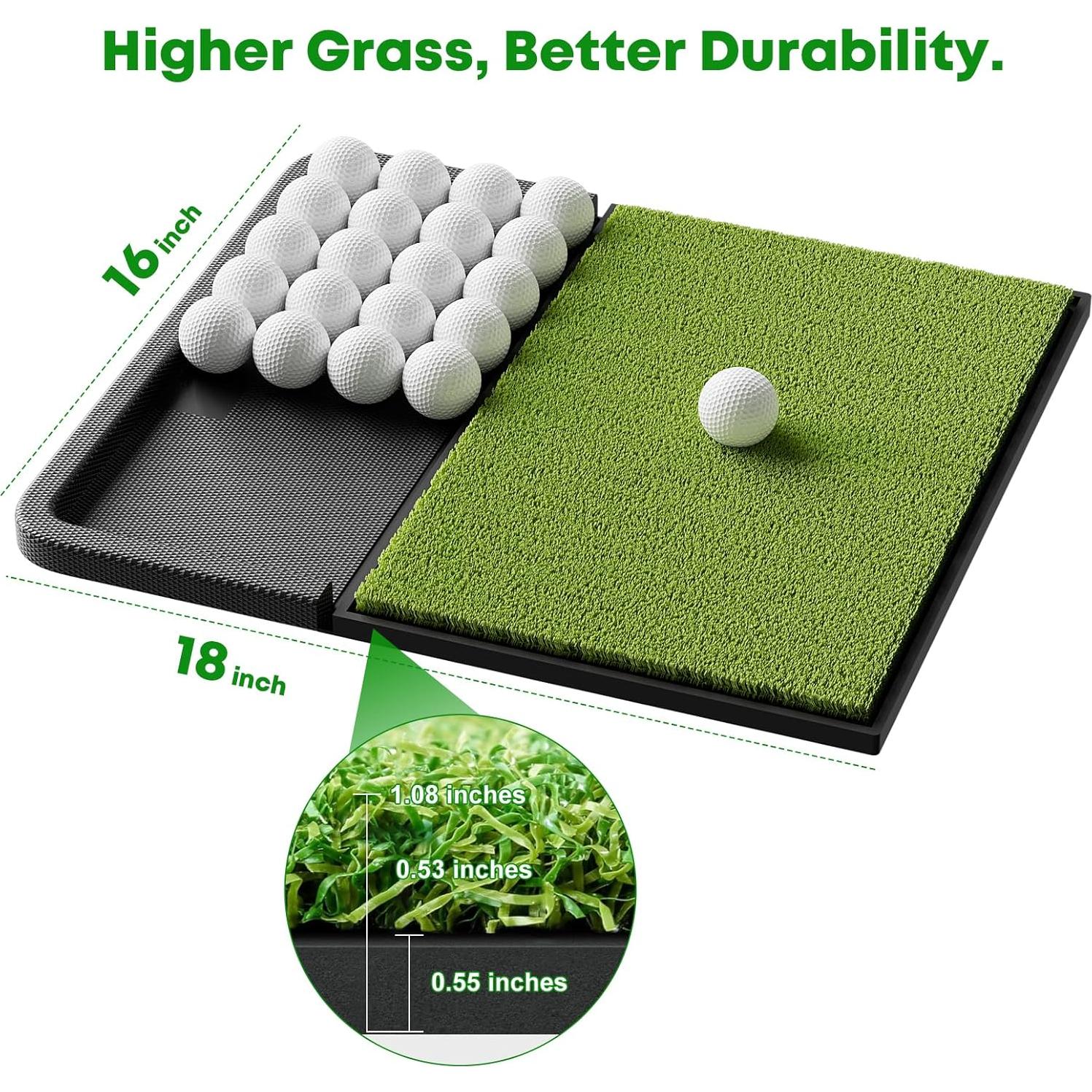 Alfombra de Golf Ponsonbay D216 con Bandeja y Base Antideslizante