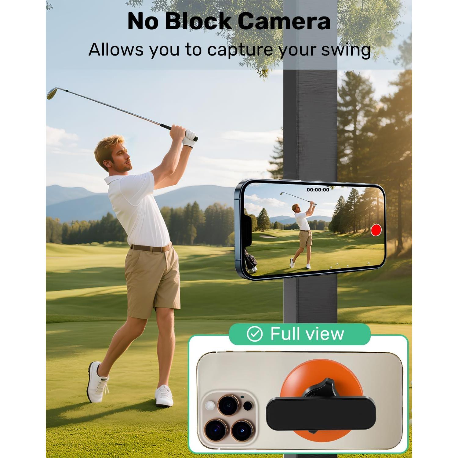 Soporte magnético para teléfono de carrito de golf DEGUM LCT009