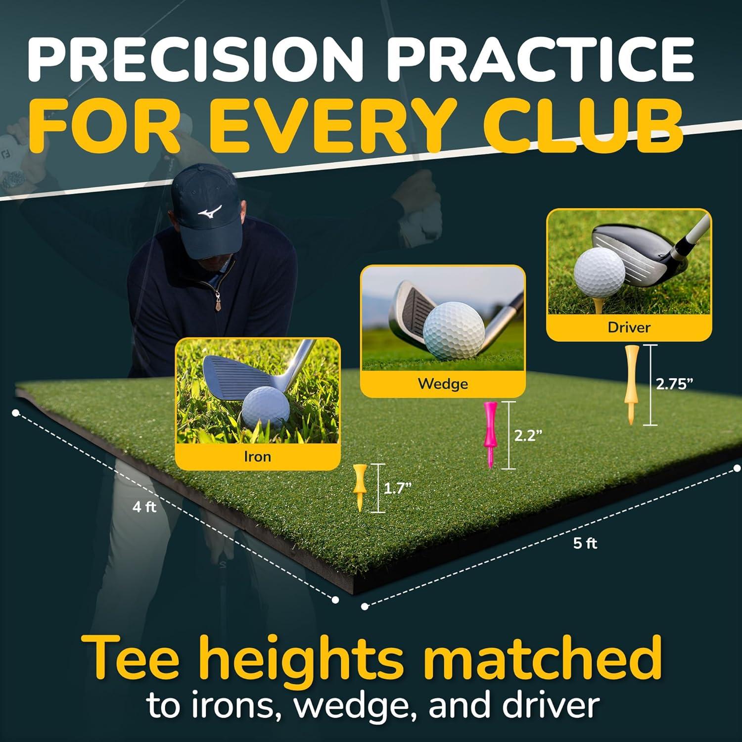 Alfombra de Golf Amazique 1.22x1.50m Antideslizante 40mm