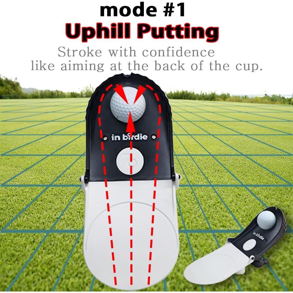 Entrenador de Putting BIRDIE79 Plegable con 3 Modos de Práctica
