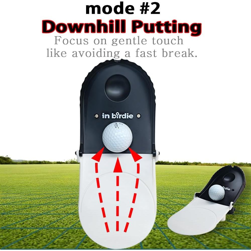 Entrenador de Putting BIRDIE79 Plegable con 3 Modos de Práctica