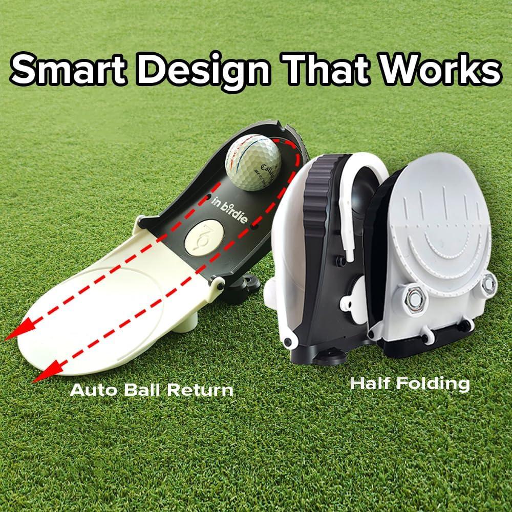 Entrenador de Putting BIRDIE79 Plegable con 3 Modos de Práctica