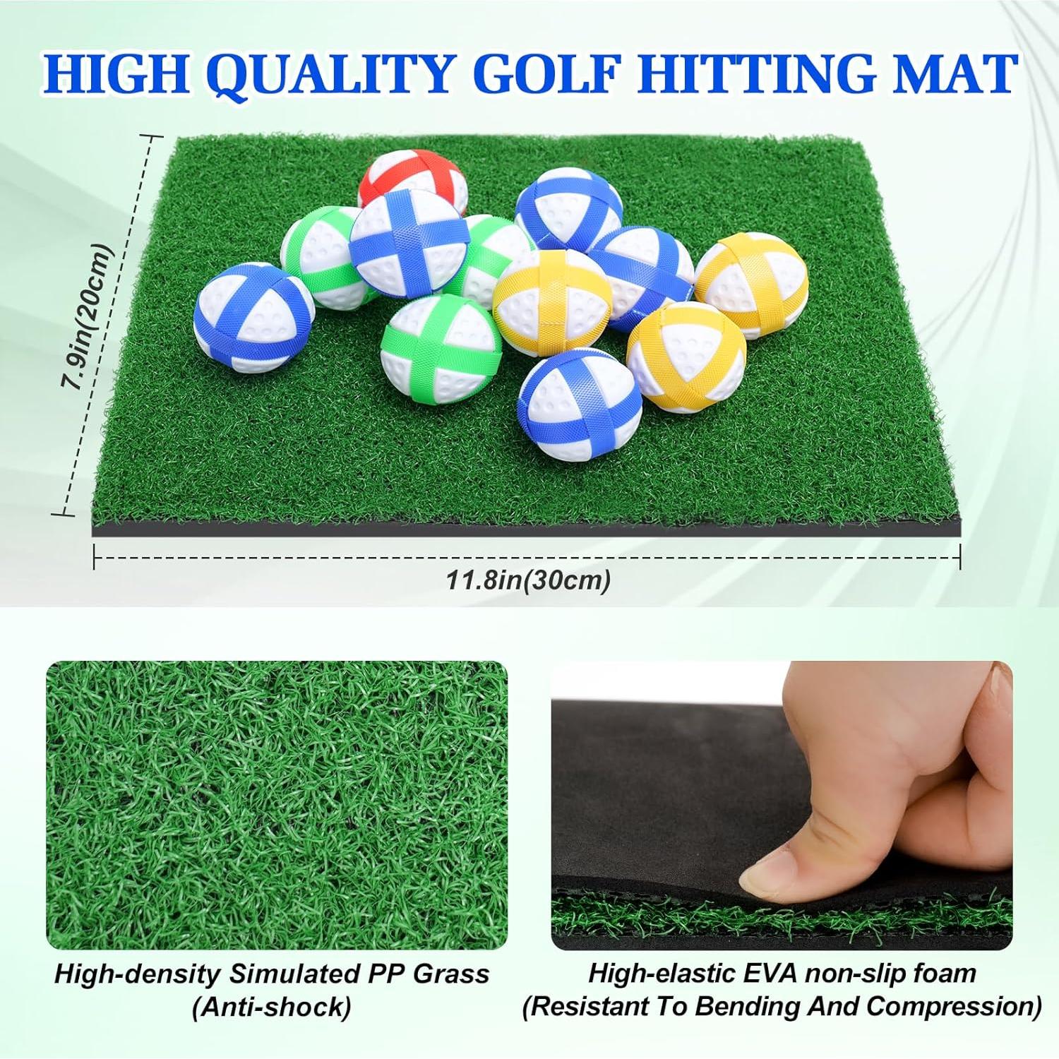 Juego de Golf Chipping TOTOSIN con Alfombrilla Doble Cara 178cm