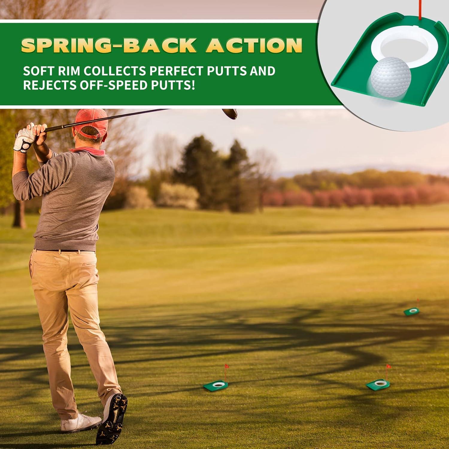 Copa de Golf para Putt Sotiff 3 Piezas con Bandera Plástica