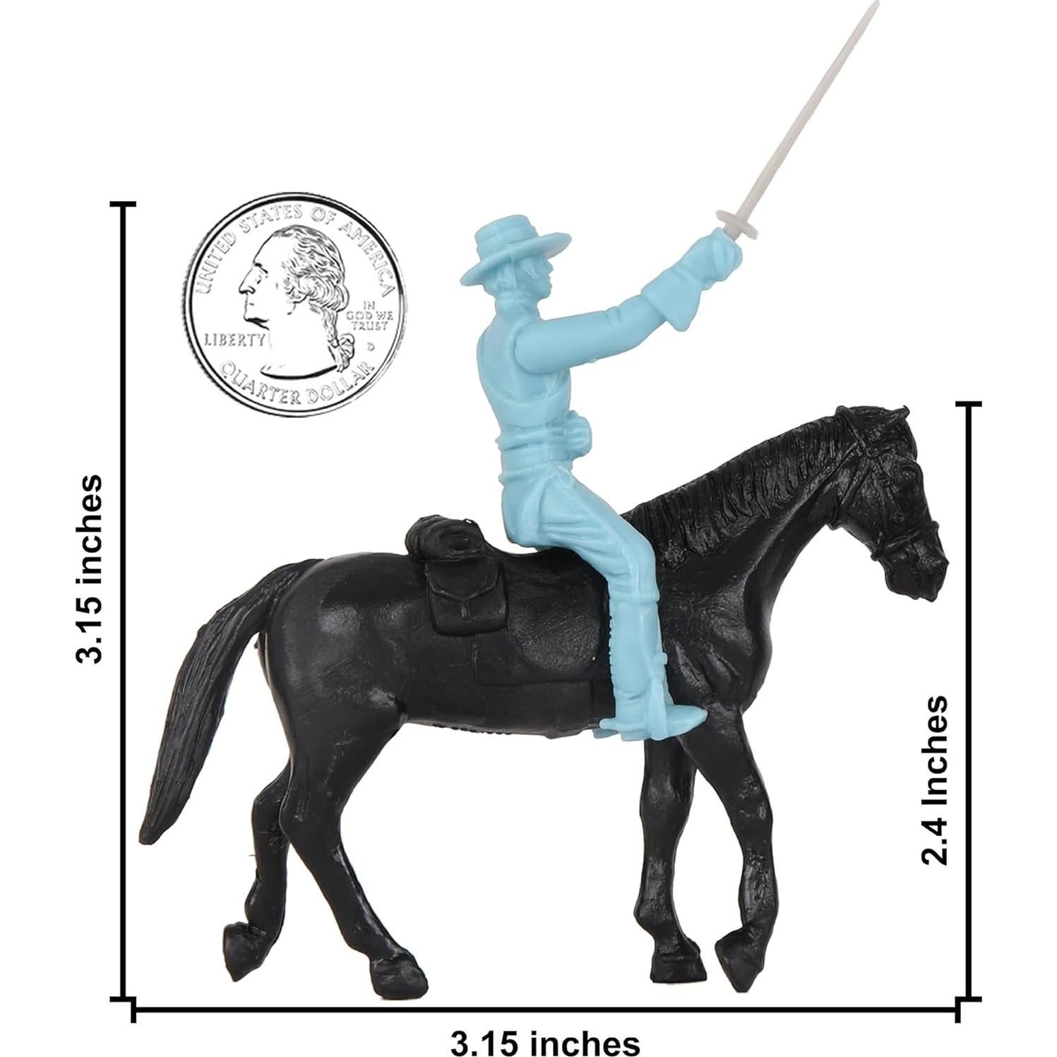 Figuras de Caballería Ligera BMC CTS Alamo - 33 Piezas