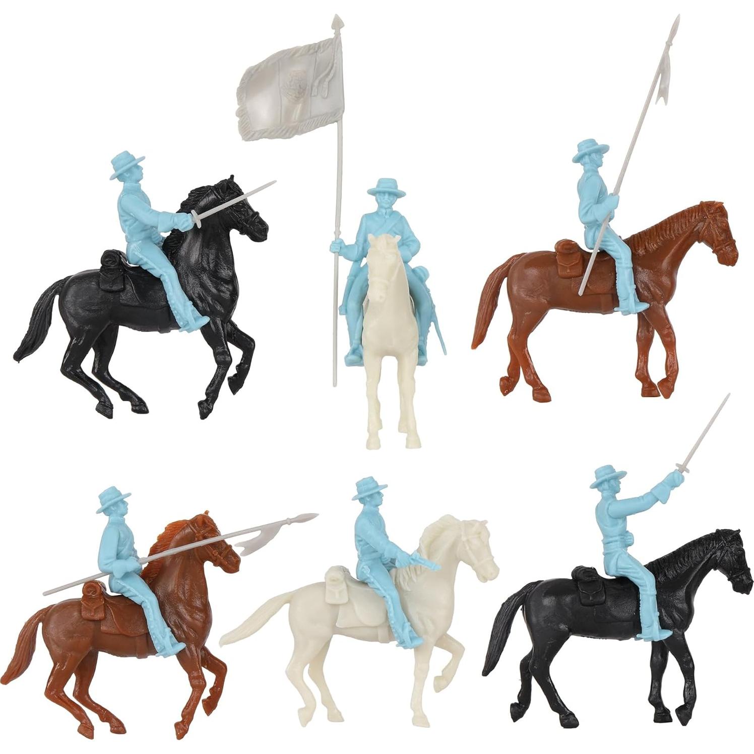 Figuras de Caballería Ligera BMC CTS Alamo - 33 Piezas