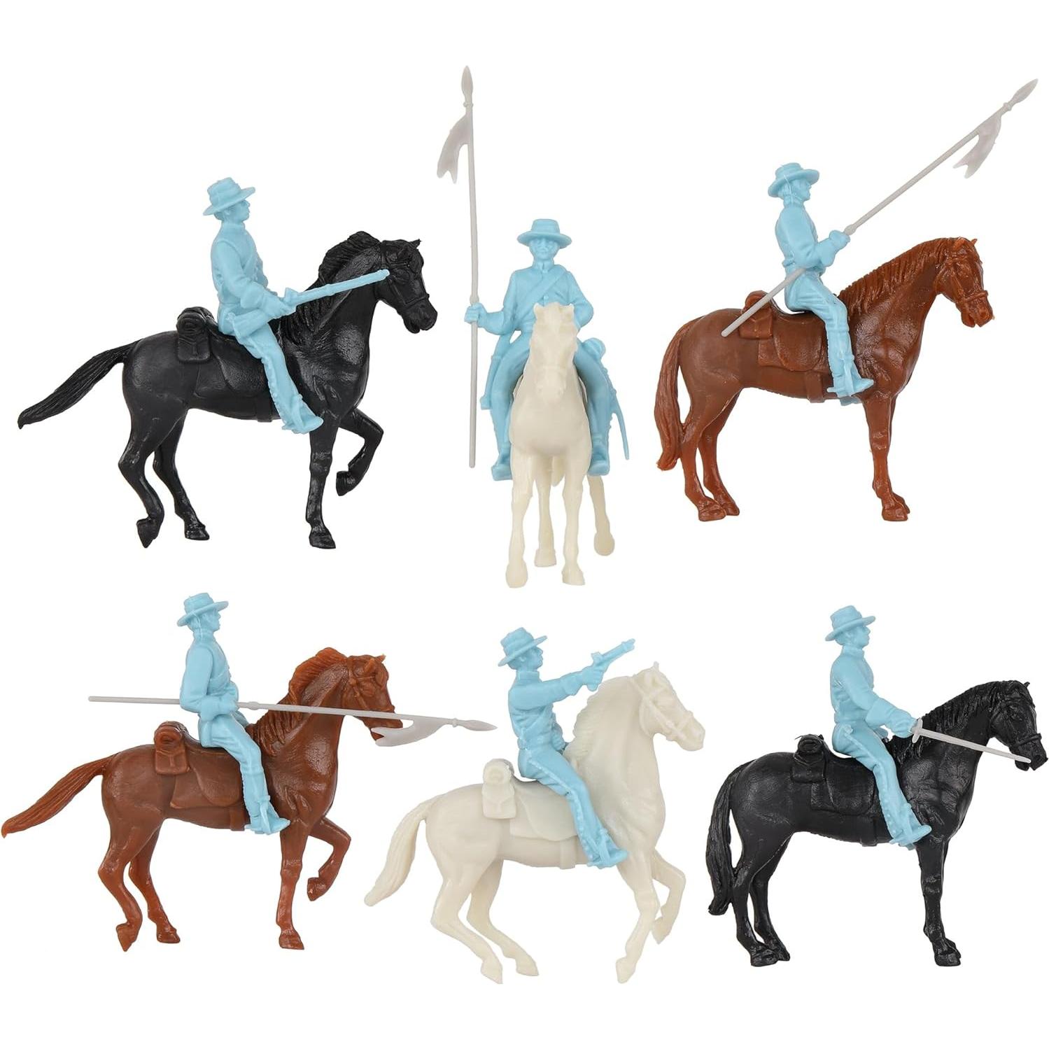 Figuras de Caballería Ligera BMC CTS Alamo - 33 Piezas