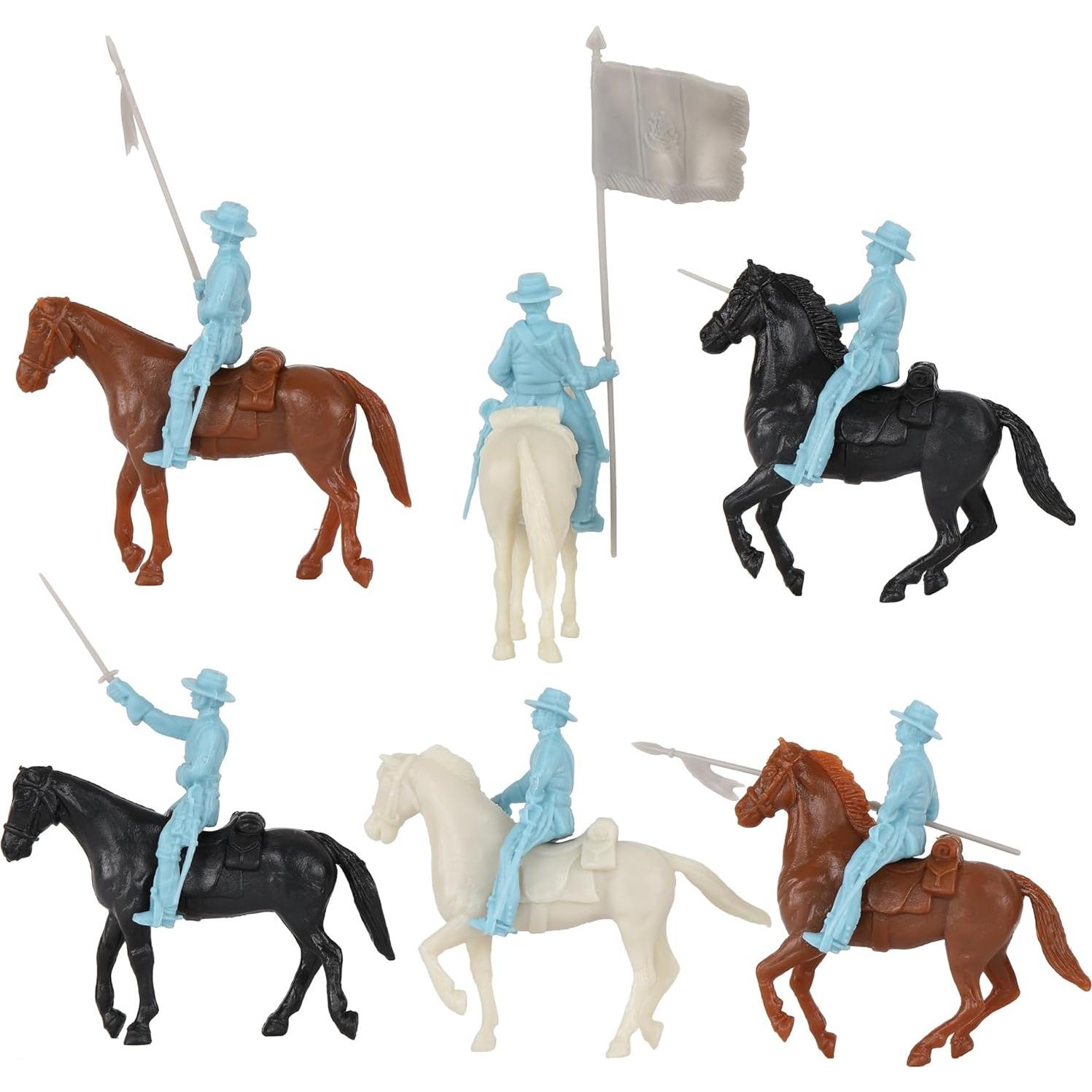 Figuras de Caballería Ligera BMC CTS Alamo - 33 Piezas