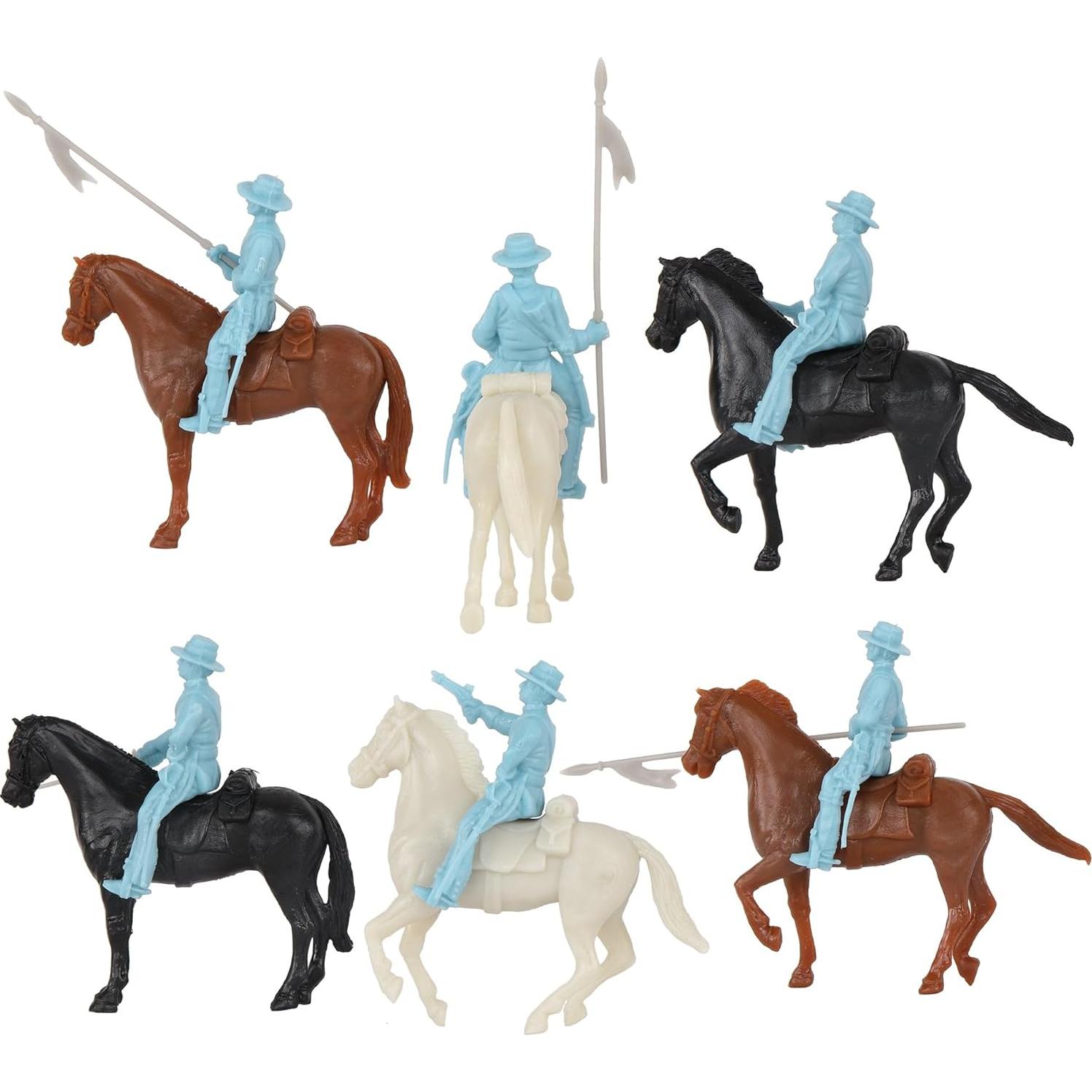 Figuras de Caballería Ligera BMC CTS Alamo - 33 Piezas