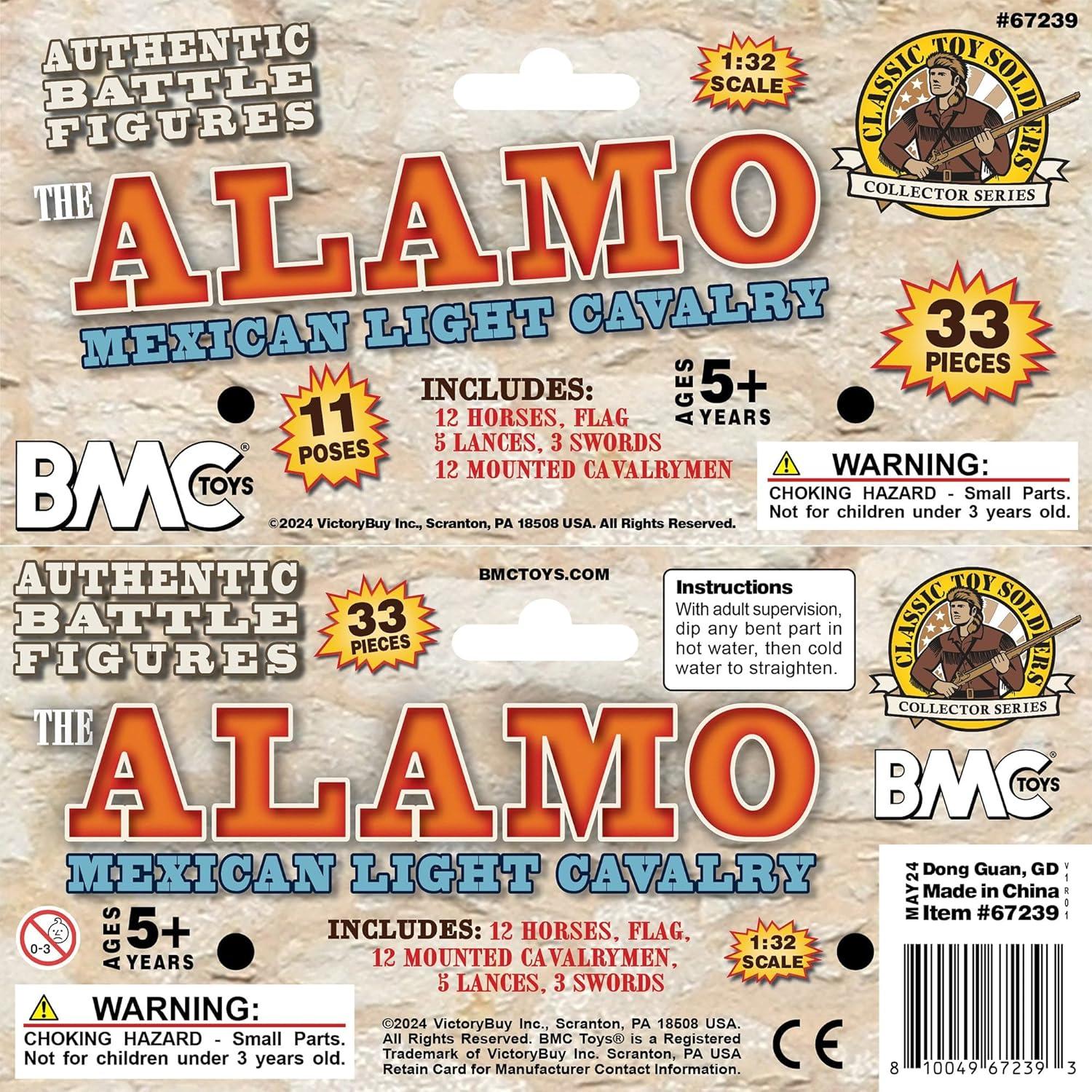 Figuras de Caballería Ligera BMC CTS Alamo - 33 Piezas