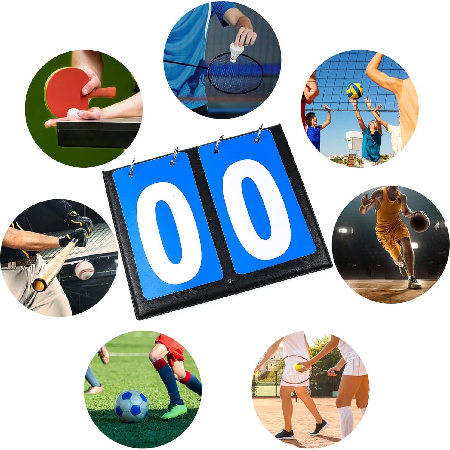 Tablero de Puntuación Portátil Inheming 2 Pcs 20x16.2 cm