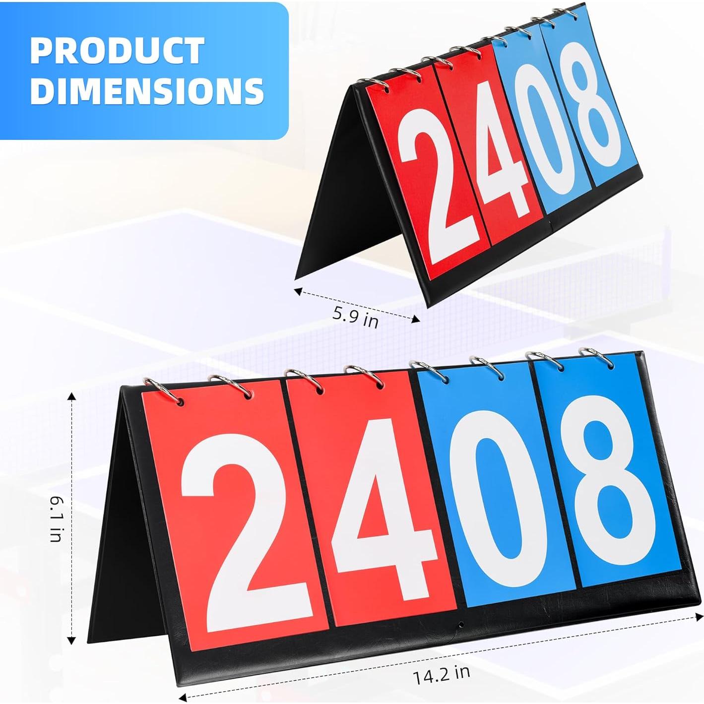 Marcador Portátil de Volteo I-MART 4 Dígitos para Deportes