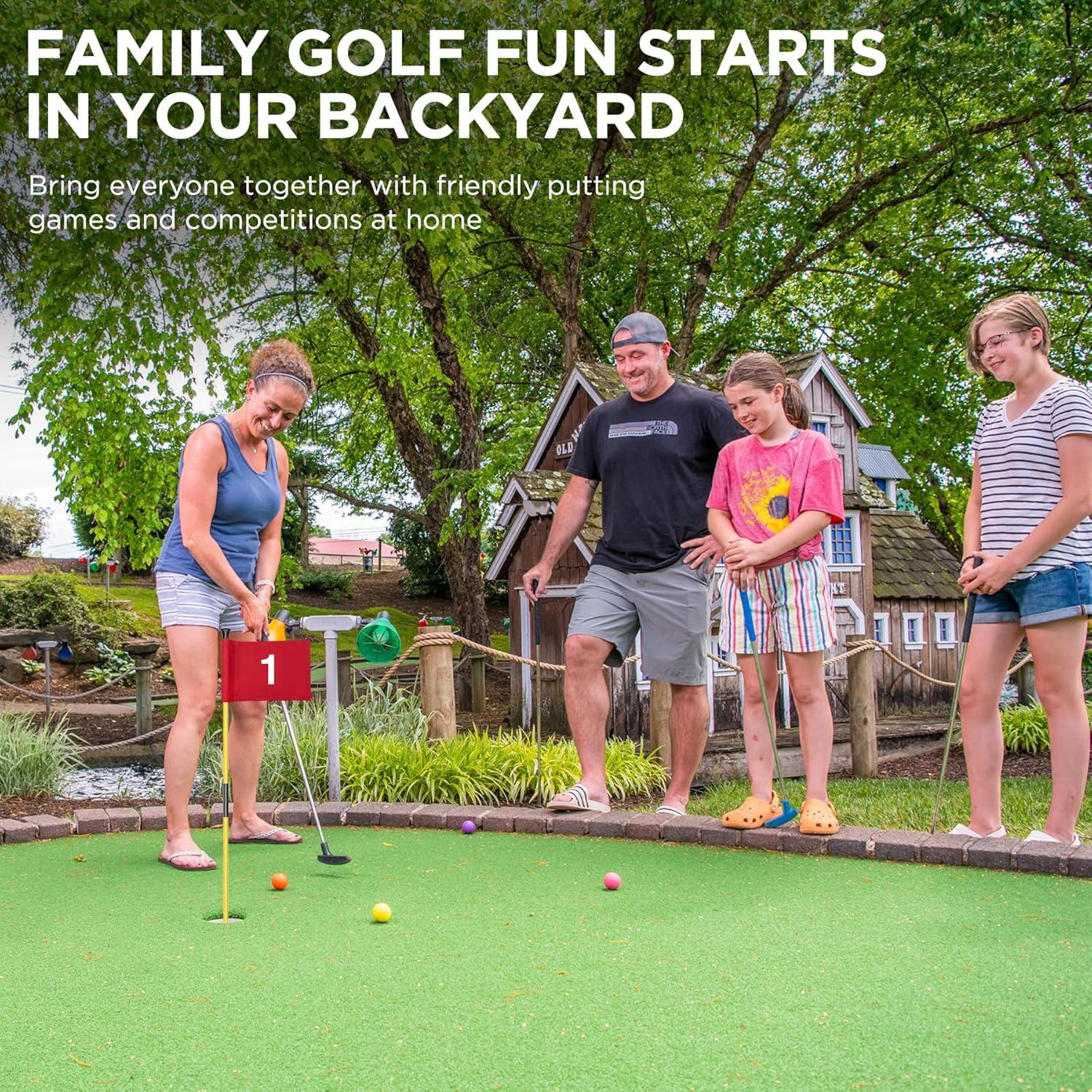 Bandera de Golf KINGTOP Mini 3 Pies Doble Cara con Taza