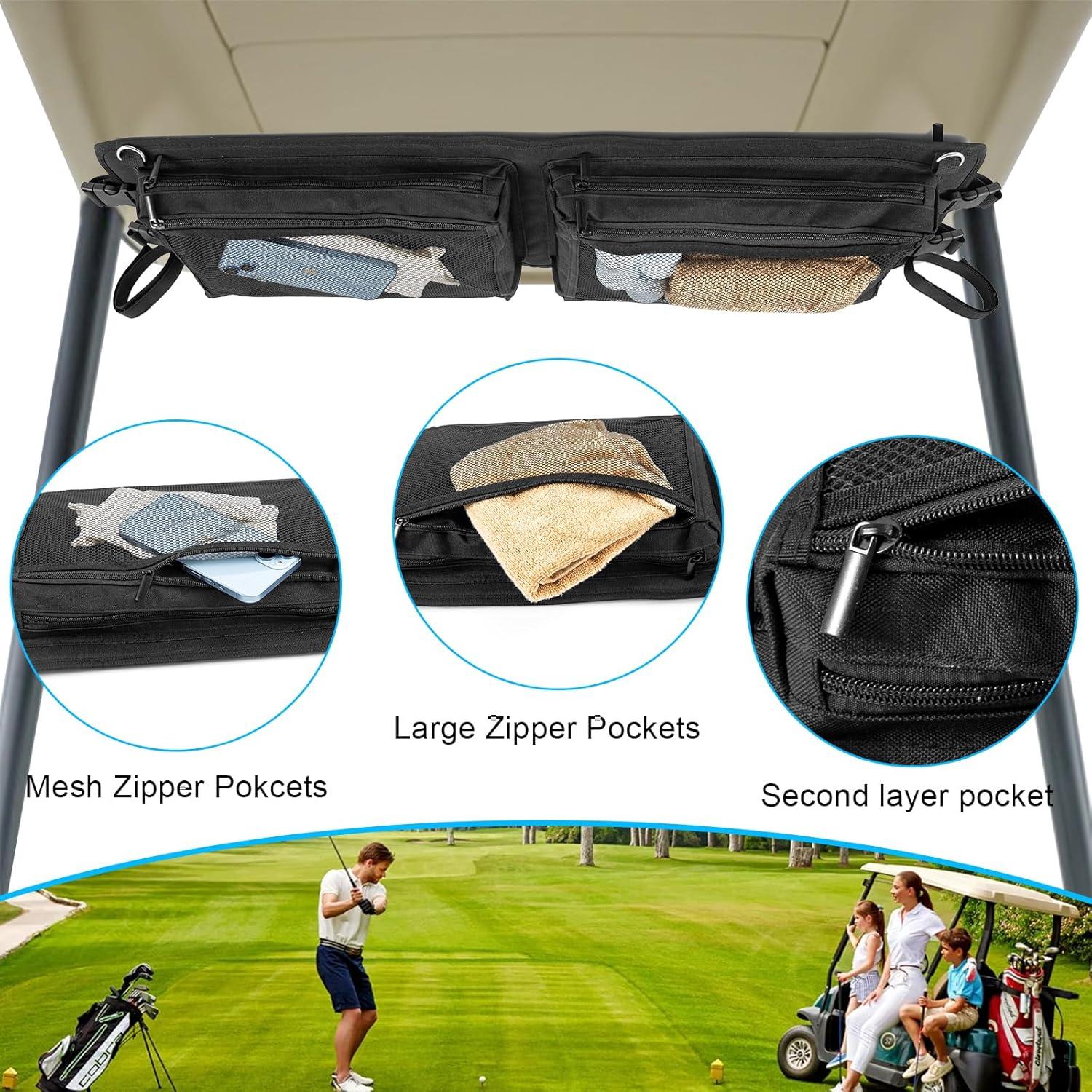 Bolsa de Almacenamiento Superior TUYUU para Carro de Golf Negra