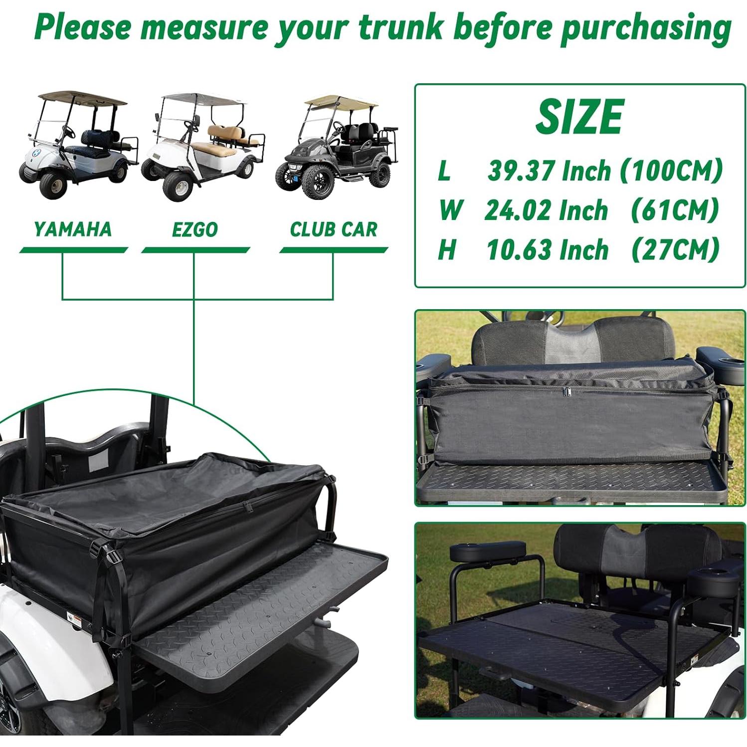 Organizador de Almacenamiento para Carro de Golf YUWEIDG0769 Negro