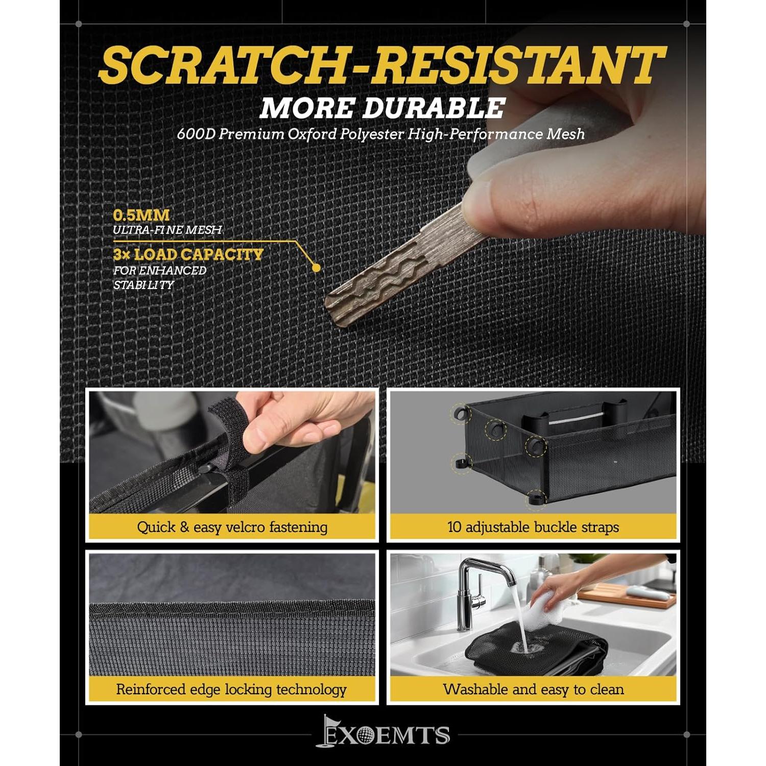 Red de Carga para Carro de Golf EXOEMTS 4 Pasajeros Plegable