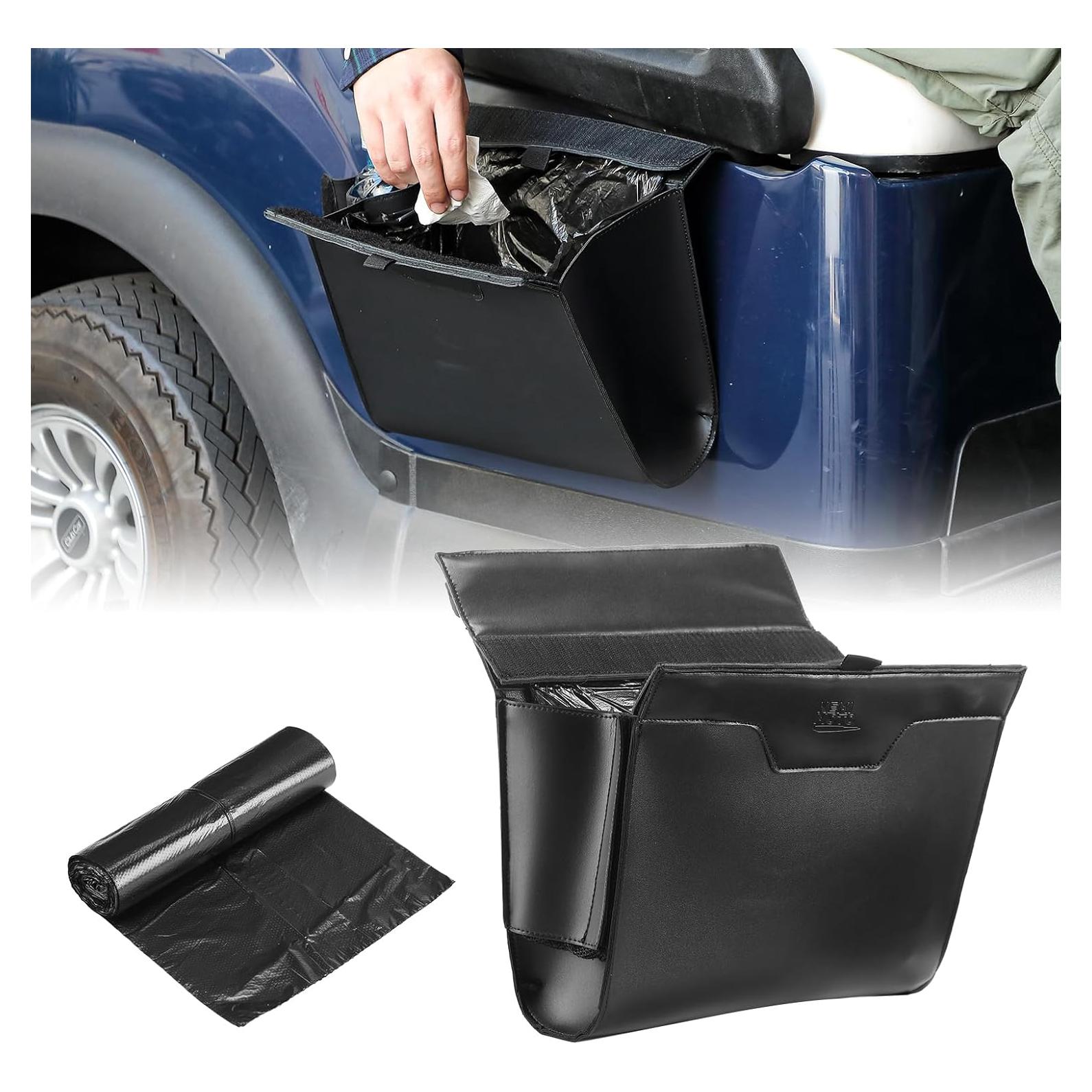 Basurero para Carro de Golf KEMIMOTO con Portavasos y Almacenamiento