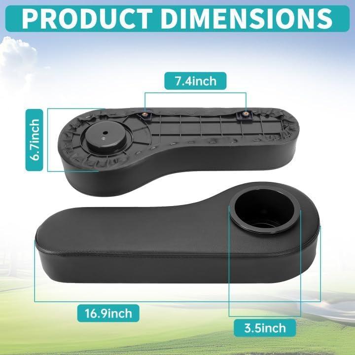 Reposabrazos Trasero Universal ECOTRIC para Carrito de Golf