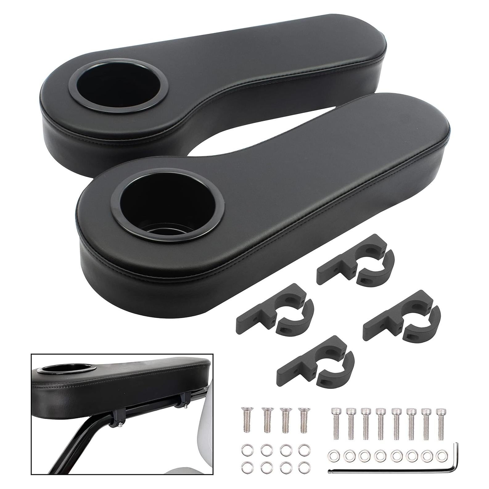 Reposabrazos para Carro de Golf NOKINS con Soporte para Vaso