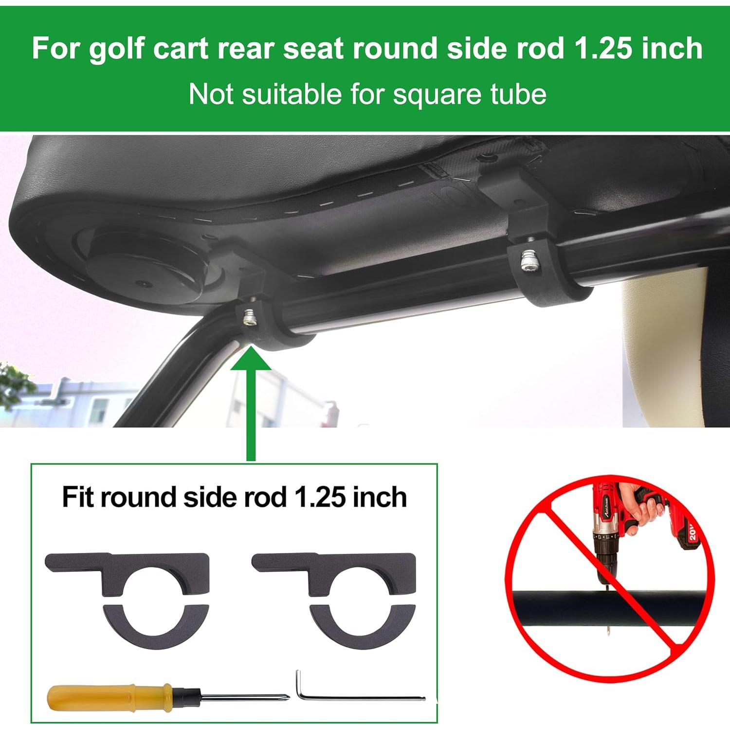 Reposabrazos para Carro de Golf NOKINS con Soporte para Vaso