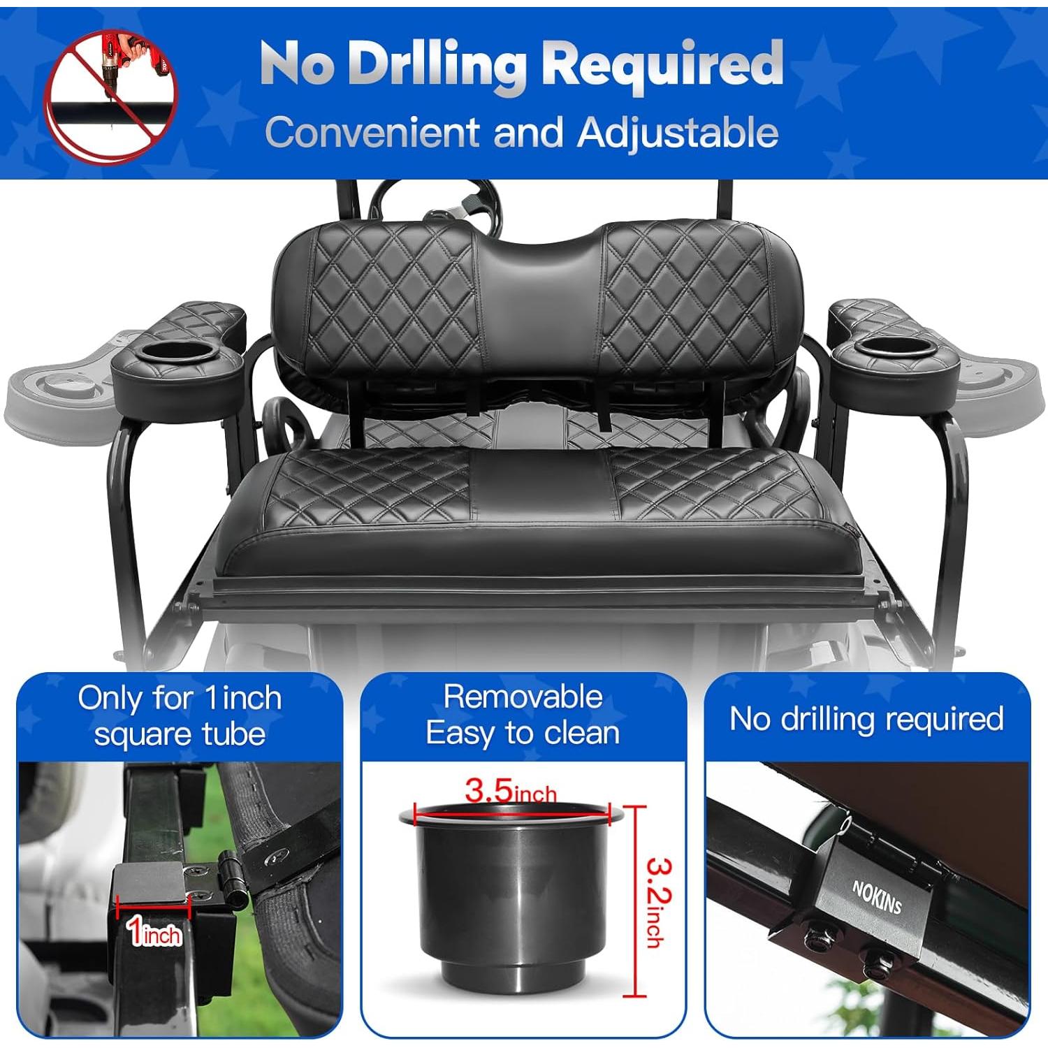 Funda de Asientos para Carro de Golf NOKINS Club Car DS 2000.5-Up