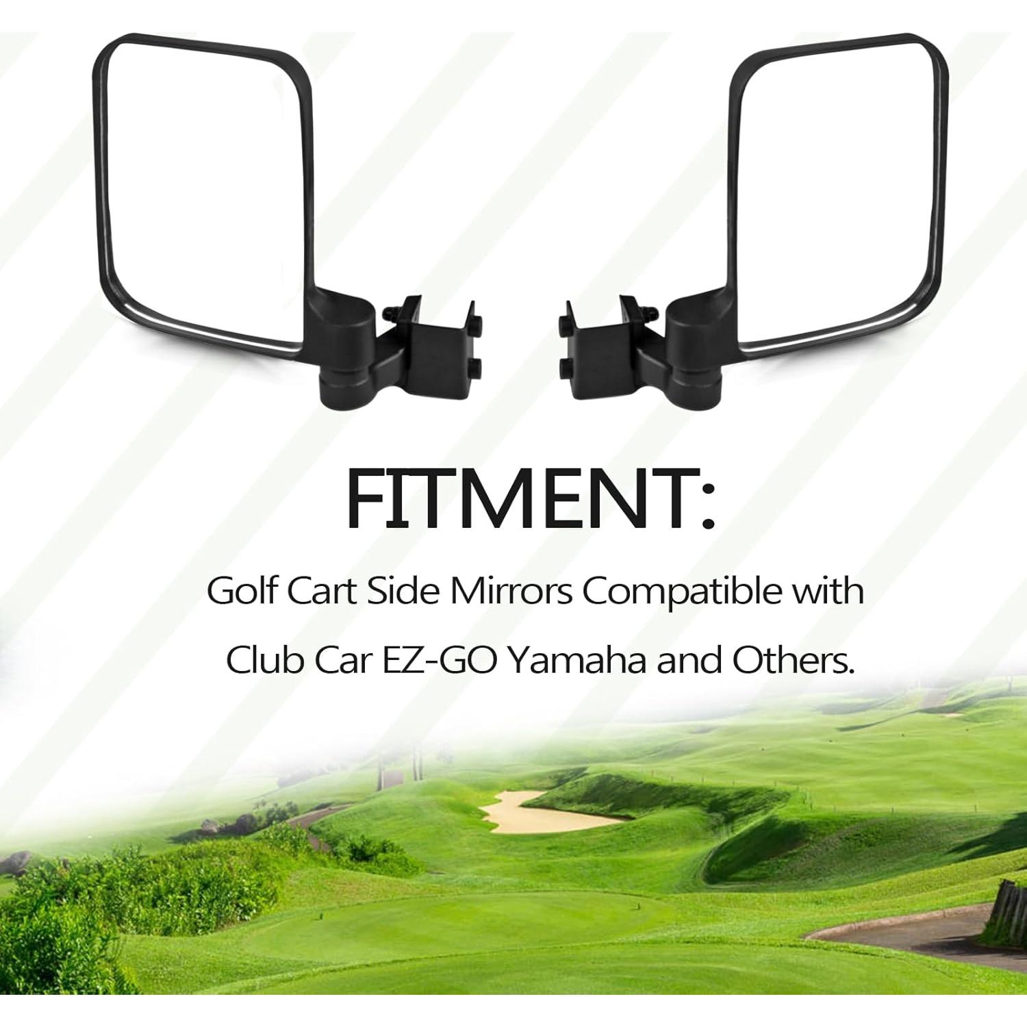 Espejos Laterales Plegables UNIGT para Carritos de Golf