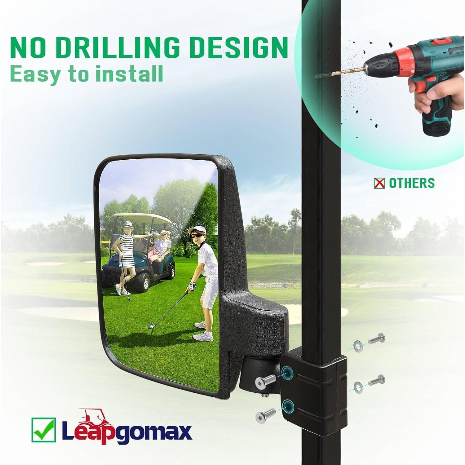 Espejos Laterales Universales LEAPGOMAX para Carritos de Golf