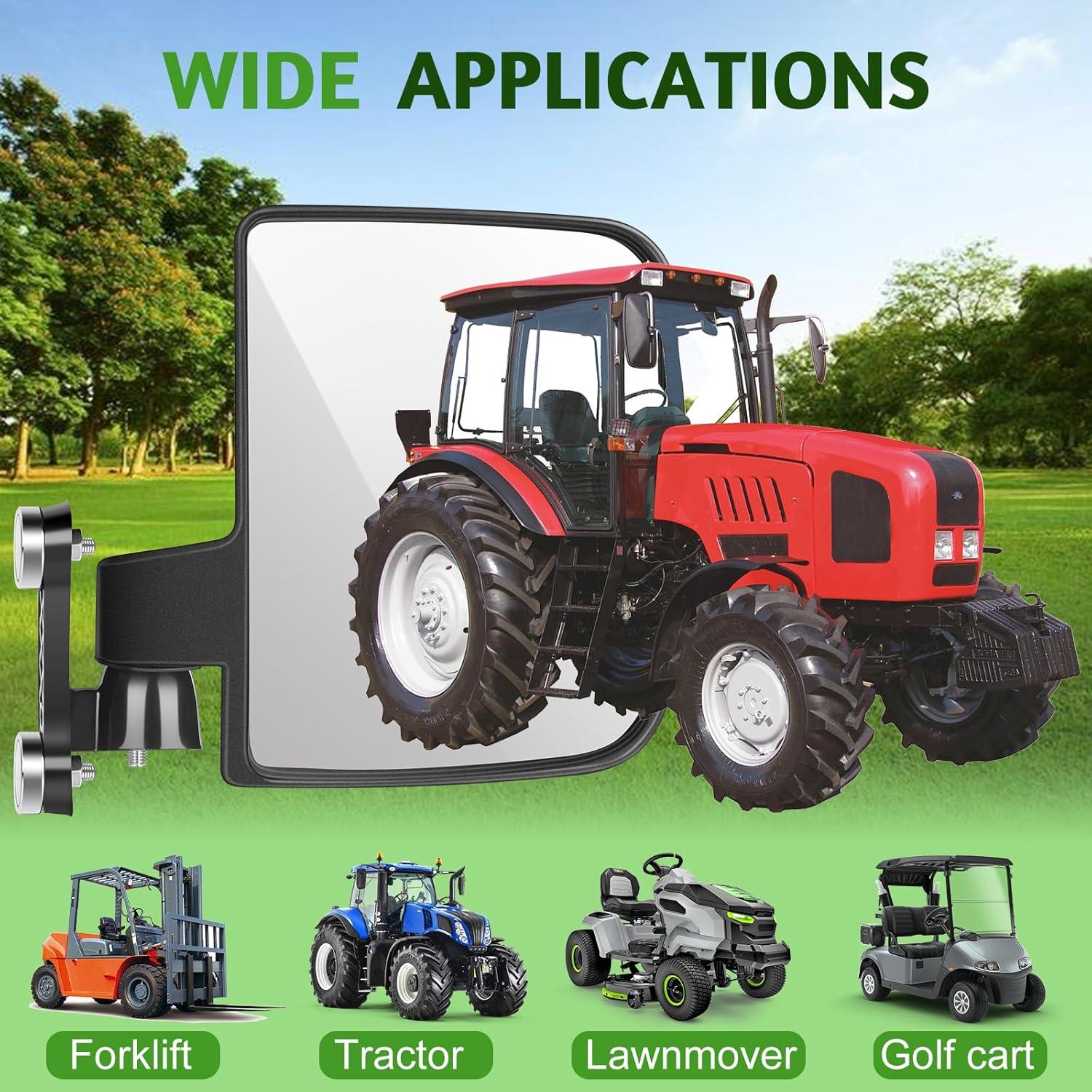 Espejos Laterales Magnéticos Omgro para Golf Cart HD Irrompibles