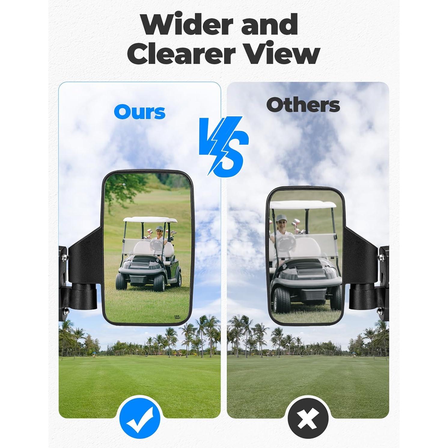 Espejos Laterales Magnéticos KEMIMOTO para Carritos de Golf