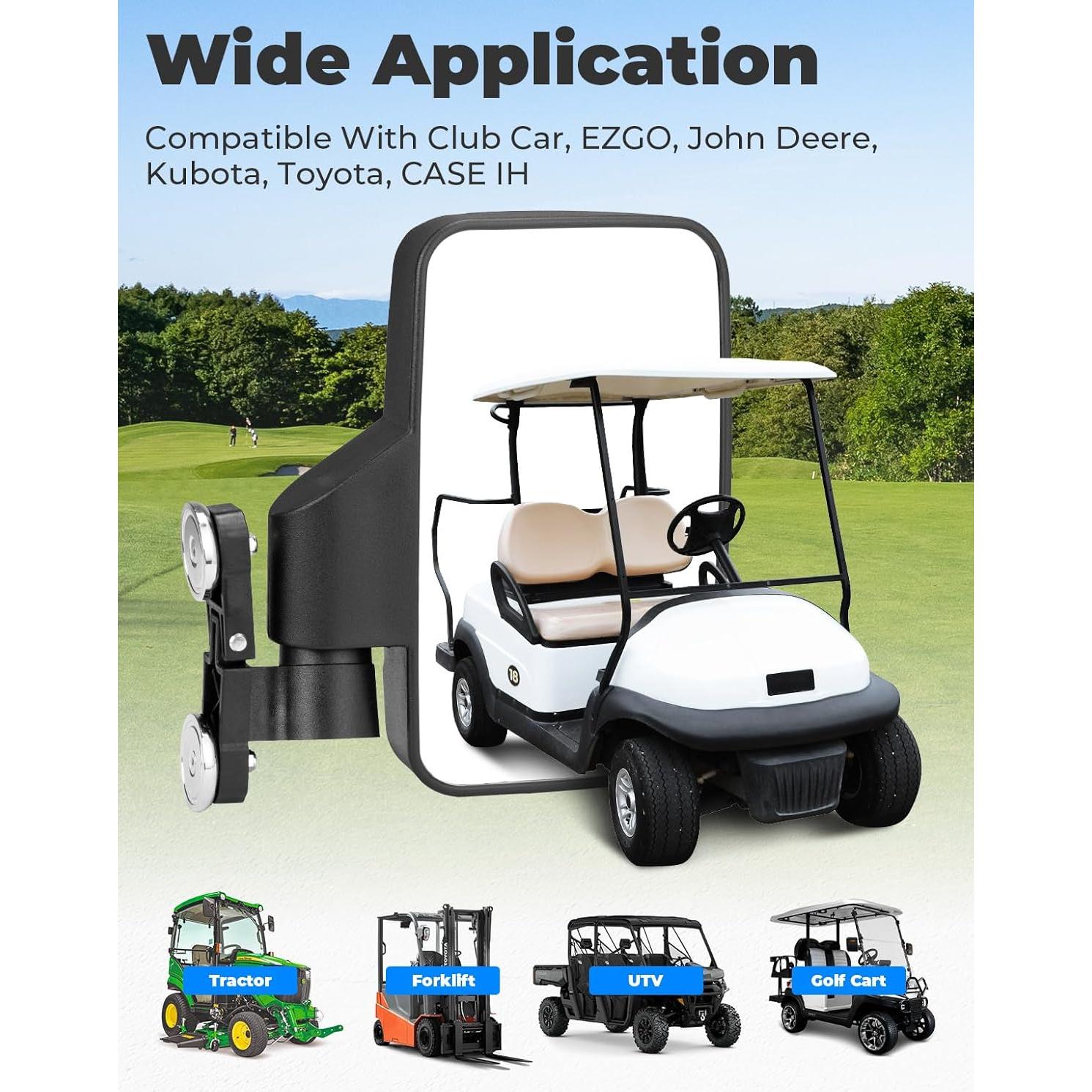 Espejos Laterales Magnéticos KEMIMOTO para Carritos de Golf
