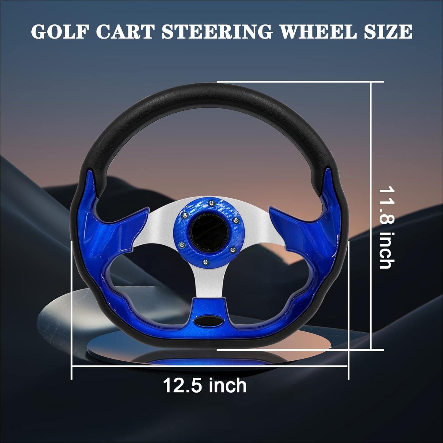 Volante de Carrito de Golf Genérico Azul Universal 35.56 cm