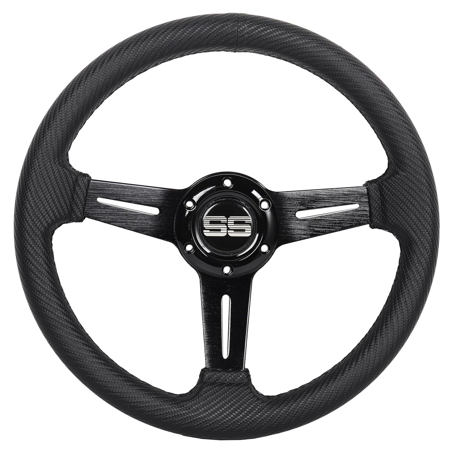 Volante de Carrito de Golf N2MU 33 cm Universal para EZGO y Club Car