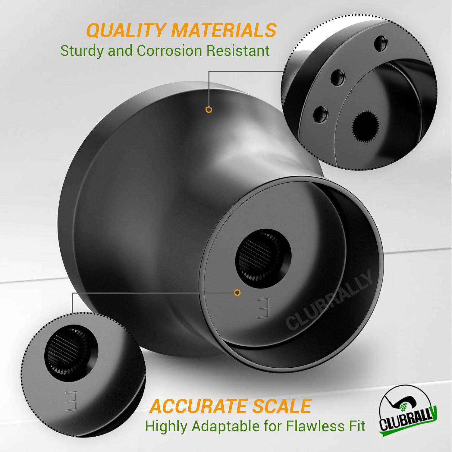 Adaptador de Volante Golf EZGO TXT RXV CLUBRALLY - Negro