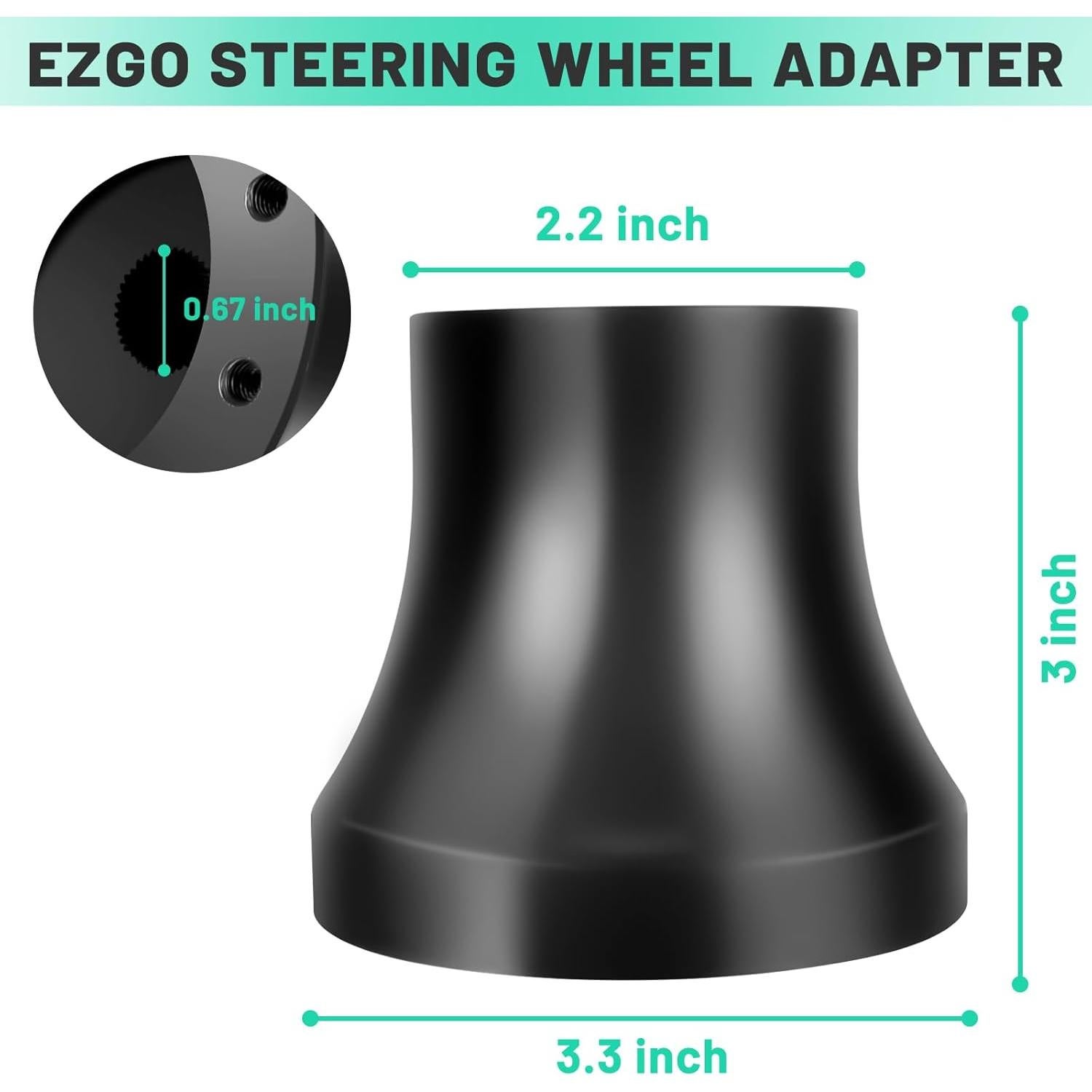 Adaptador de Volante de Golf Orle Oko para EZGO TXT/RXV