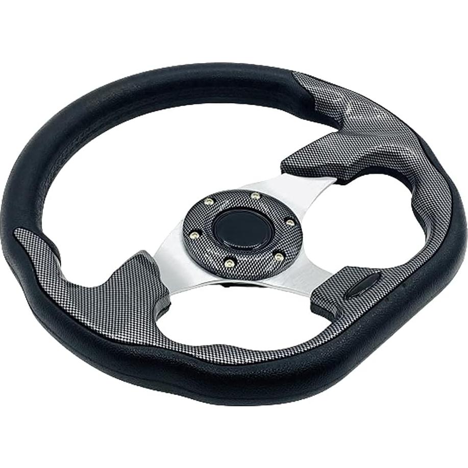 Volante de Carrito de Golf YEHICY 12.5" Fibra de Carbono Universal