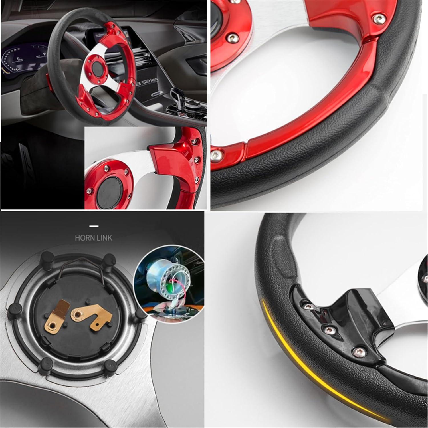 Volante de Carrito de Golf Kowosyos Universal 12.5" Blanco