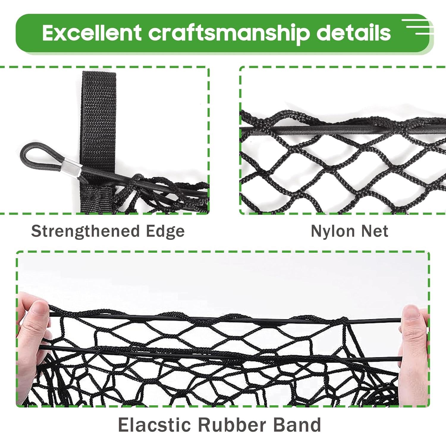 Bolsa de Red de Carga 10L0L para Carro de Golf 2 Pasajeros - Nylon