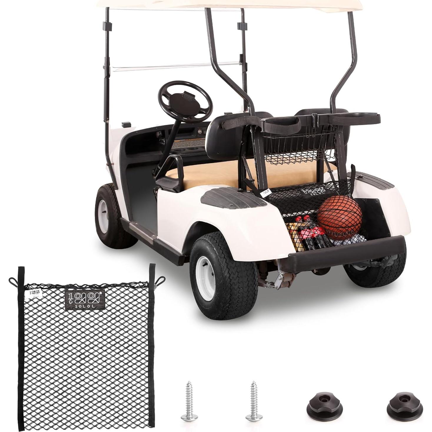 Bolsa de Red de Carga 10L0L para Carro de Golf 2 Pasajeros - Nylon