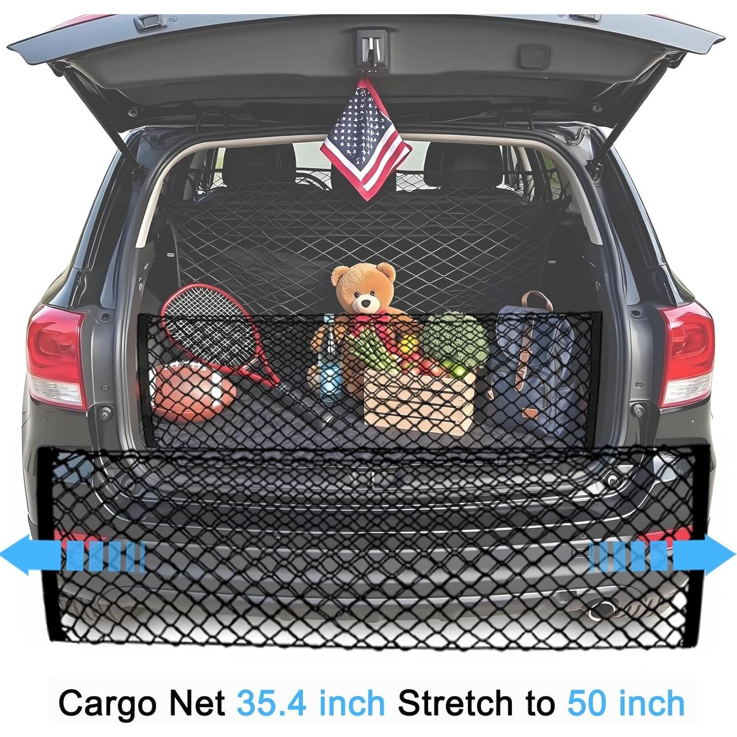 Red de Carga Ajustable BAILALIBO 90x40 cm para SUV y Camiones