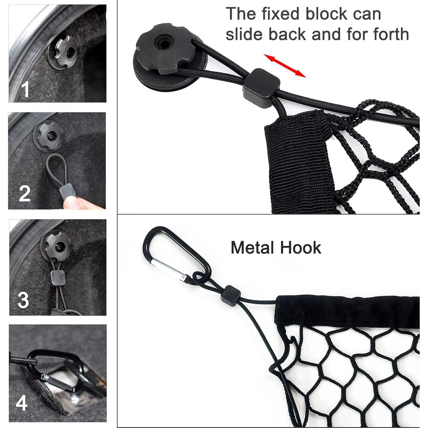 Red de Carga Ajustable BAILALIBO 90x40 cm para SUV y Camiones