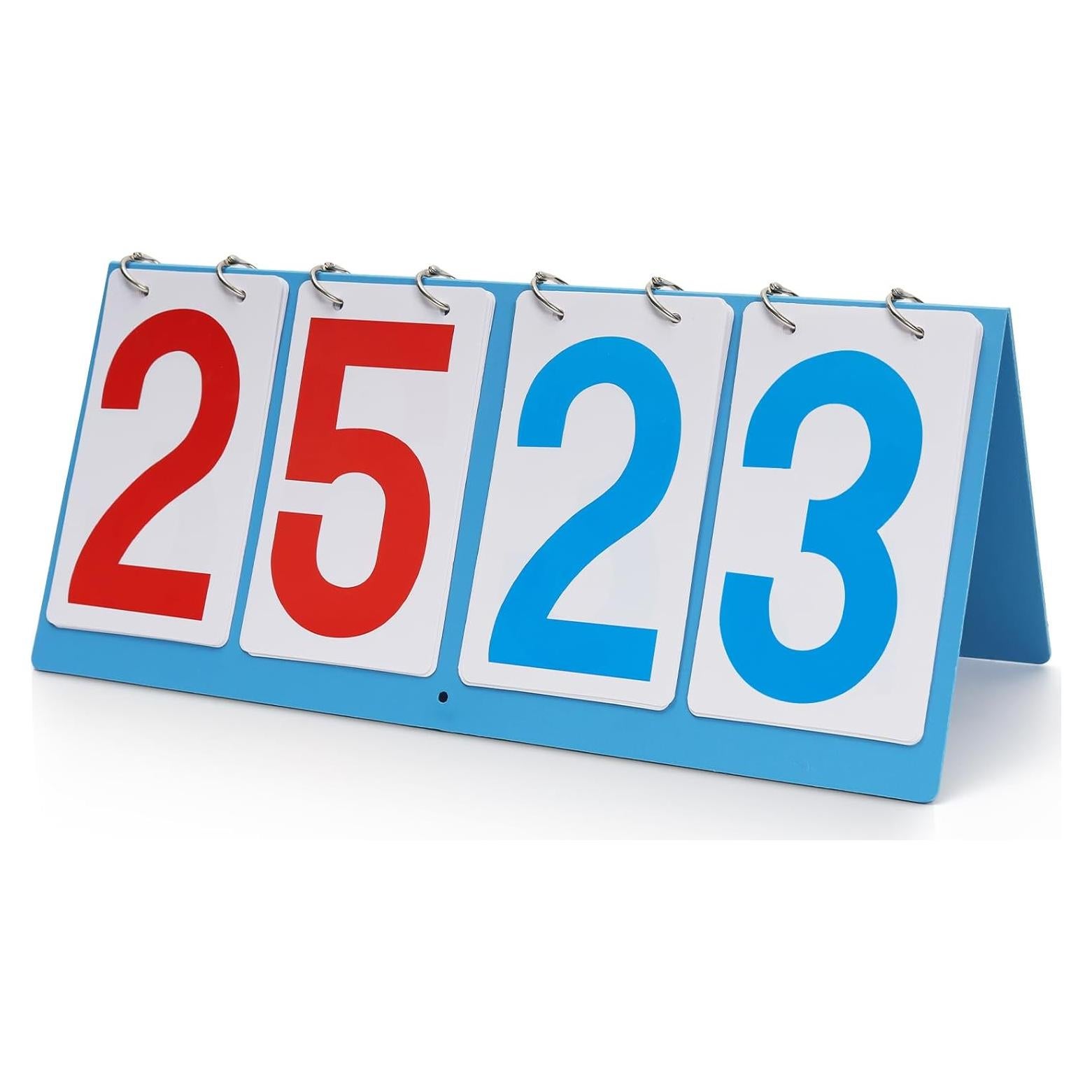 Tablero de Puntuación Manual TTeebmi Rojo y Azul 36.1x16.3 cm