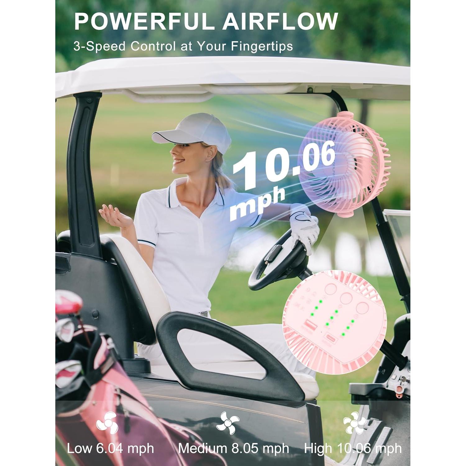 Ventilador Portátil Magnético MAGOLFIN YH-F108-S 12000mAh